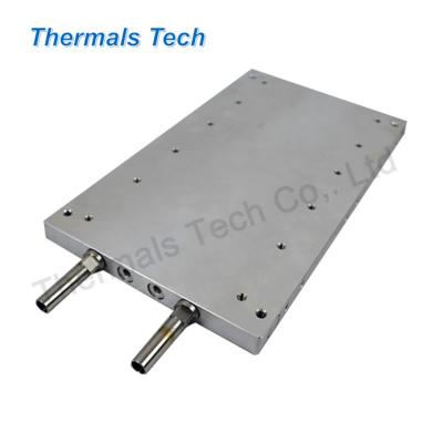 China Heater Parts Aluminum friction welding water cooling heat sink cold plate for new energy battery pack for sale