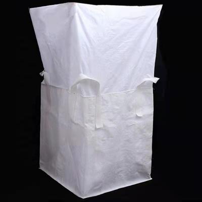 China China Pcs Top Cross Packing Flat Color Feature Weight Bottom Security To Bag Supplier 1 Ton Super Breathable Jumbo FIBC Large Bulk Bag for sale