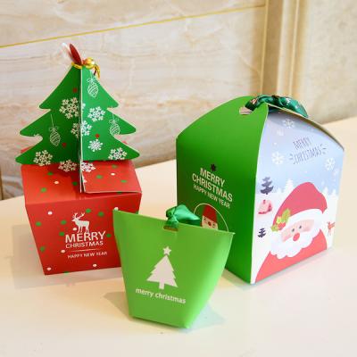 China Customized Recyclable Recyclable Christmas Folding Envelope Christmas Gift Box Unique Packaging for sale