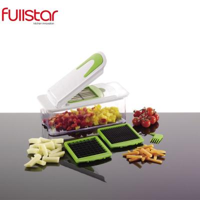 China Household Fullstar 3 Blade Vegetable Cleaver Cutter With 1.5L Container for sale