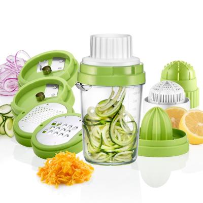 China Fullstar Spiralizer Viable Vegetable Vegetable Slicer - 8 in 1 Zucchini Spaghetti Maker for sale