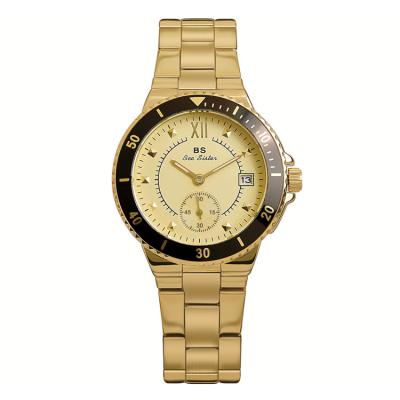 China 2021 new BS day/date watch factory direct custom foreign trade multifunctional waterproof female watch for sale