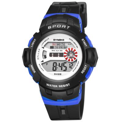 China SYNOKE Chronograph Torque LED Ladies Children Waterproof Sports Korean Electronic Watch Student Digital Watch for sale