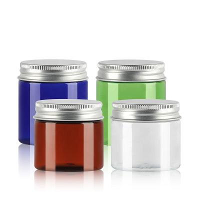 China Hot Selling 30g 50g 100g 150g 200g 500g Clear Wide Mouth Food Cosmetic Storage Sealed PET Packaging Jar for sale