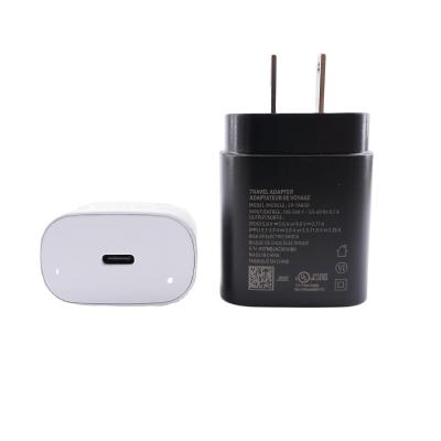 China Samsung S21 N10 PD 25W PD Super Fast Power Adapter Wall Travel USB C Port Charger for sale