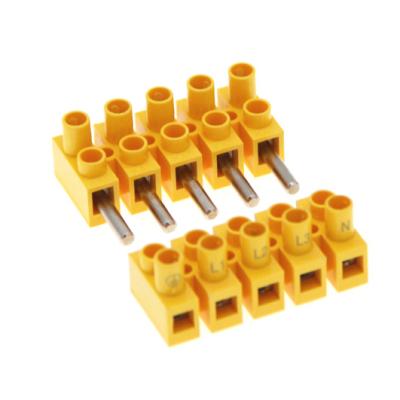 China 30A terminal connectors copper male to European and American flame retardant terminal mail terminal female car park strip of butt terminal for sale