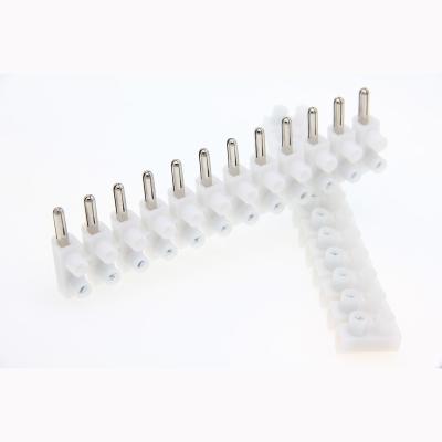 China Pull Set - Transparent Brass Terminal Block 2-12 Parallel-U-Shape Series PA66 H-Type Base Base Pluggable Poles 15-57A 450V Terminal Strip for sale