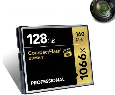 China High Quality Chip Professional Compact Flash Card 1066X CF Card Memory Card UDMA 7 4K VPG-65 160MB/s 128GB for sale