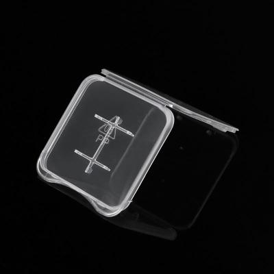 China Memory Card Box TF Card Box Memory Card Case TF Cards Case Eco-friendly Transparent Plastic Case for sale