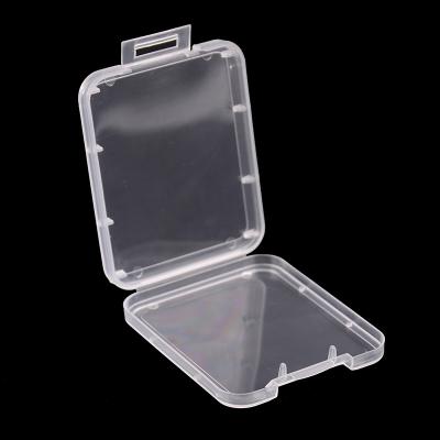 China Memory Card Memory Cards Case Box Protective Case For SD SDHC MMC XD CF Card White Transparent for sale