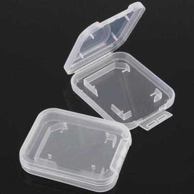 China 10pcs/set Plastic Memory Card Memory Card Case Storage Box Flash Memory SD Card Box Cover for sale