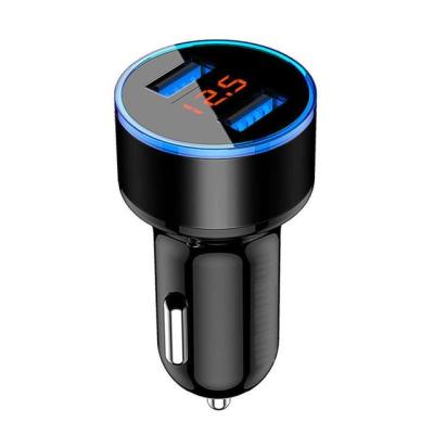 China 3.1A Mini USB Car Charger up-621b for Mobile Phone Tablet GPS Fast Charger Dual USB Car Phone Charger Adapter in Car 3*4.5*6 for sale