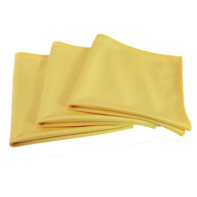 China Viable Manufacture of Quick Dry Microfiber Cloth No Trace Cleaning Micro Fiber Glass Cloth for sale