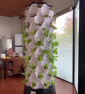 China Greenhouse Hydroponics System Tower Vertical Hydroponic Garden Growing Tower System Aeroponic Garden for sale