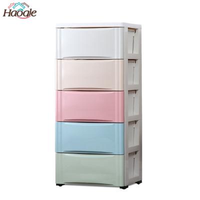 China New Style Sustainable Baby Drawer Plastic Storage Cabinet from Multiscene for sale