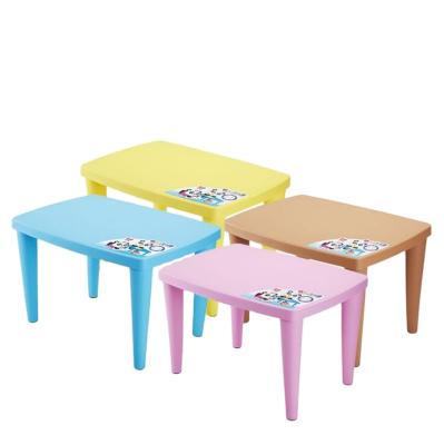 China Modern High Quality Plastic Table And Chairs Children Kids Study Table for sale