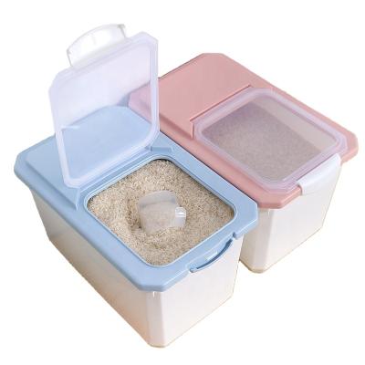 China Sustainable Varied Grains Nut Candy Fresh With Seal Security Ring Box Dispenser Rice Storage Container for sale