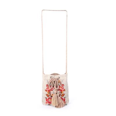 China Canvas Drawstring Nylon High Quality Casual Ethnic Cross - Body Bag Single Shoulder Bag for sale