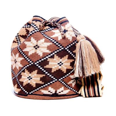 China New Wholesale COTTON Lady Fancy Shoulder Bag Ethnic Wayuu Handbags For Woman for sale