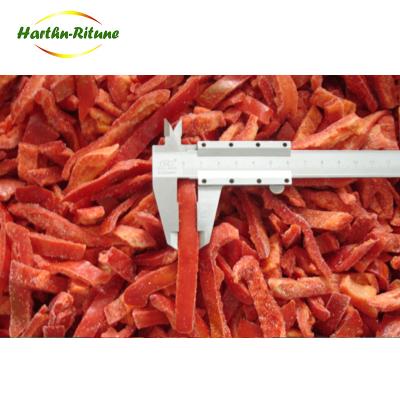 China Wholesale frozen fresh chilli vegetables red pepper IQF FROZEN for sale