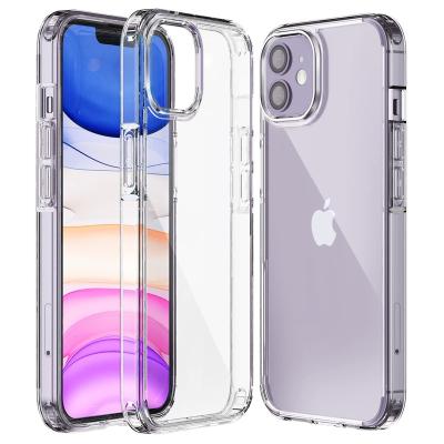 China 2022 Shockproof Clear Case Anti-scratch Shock Absorption Mobile Phone Case Reinforced Protective Crystal Clear Corner Case For iPhone14 for sale