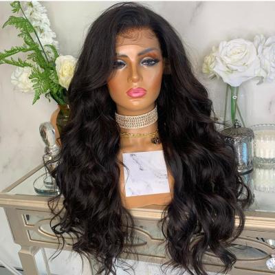 China Wholesale 13X4 Hd Brazilian Curly Natural Lace Front Wigs Water Wave Virgin Wigs Women Hair Grade 12A Peruvian Human Hair Wigs for sale