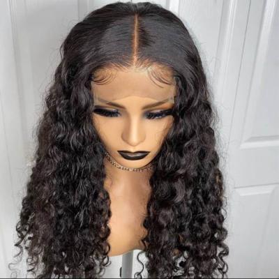 China Baoli Factory Good Quality Water Wave 100% Transparent Lace Front Human Hair Wigs Wholesale Cheap Hair Wigs With Baby Hair Vendors for sale