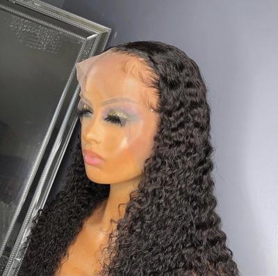 China Swiss 5x5 Density Remy Human Hair Hd Lace Front Wigs, Wholesale 180% Virgin Lace Cuticle Aligned Hair Wigs, Pre Plucked With Baby Hair for sale