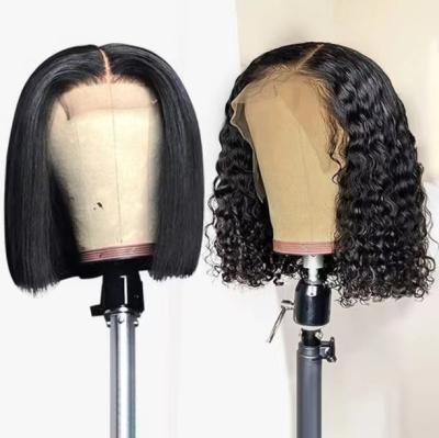 China All Wave Baoli Factory Wholesale HD Bob Human Hair Lace Front Transparent Wigs With Baby Hair Brazilian Glueless Pre Plucked Frontal Wig for sale