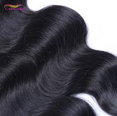 China AAA Pure Virgin Unprocessed Brazilian Hair Raw Remy Body Wave Grade+ 32 Inch Weft To Brazil From Italy for sale