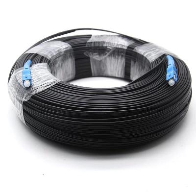 China 50. 200 Meters Outdoor Fiber Optic SC To SC LC Simplex SM Drop Cable Patch Cord for sale