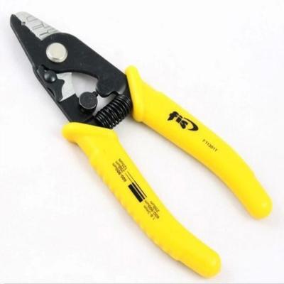 China FTTH FTTB FTTX Network F11301T Miller Clamp Fiber Optic Pliers F11301T FIS Tri Hole Fiber Stripper Miller Wire Stripping Stripper for sale