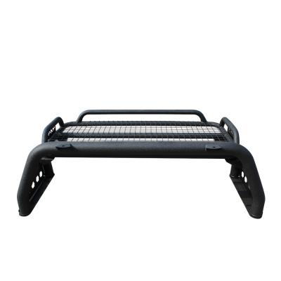 China Factory Price Stainless Steel Pickup Black Steel Roll Bar With Cargo Roof Basket For Ford Ranger F150 for sale