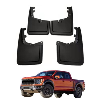 China Factory-direct Dongsui car accessories body parts pp splash guards fender flares fender mud flaps for 2021 ford f150 A style fender for sale