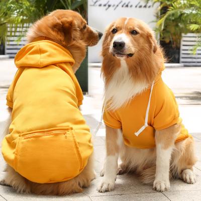 China Viable Pet Pug Coat Casual Hooded Dog Clothes Sweatshirt Autumn Large Dogs Coat Jacket Hoodies For Costume Dog Fashion for sale