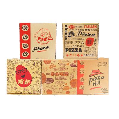 China Good Selling Recycled Materials Corrugated Cardboard Wrapping Paper 18 Inch Pizza Box for sale