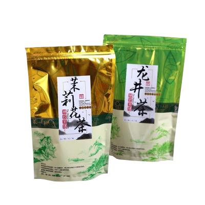 China Guanhui Hot Sale Moisture Proof High Quality Custom Design Stand Up Tea Bag With Zipper for sale