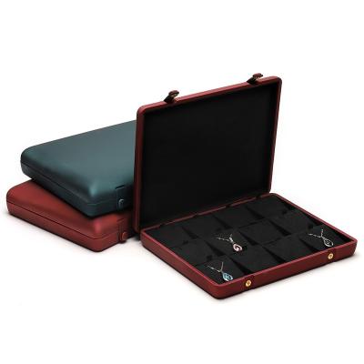 China 2020 DIGU New Product Logo Jewelry Counter Organizer Luxury Leather Jewelry Display Tray Luxury Custom Tray Case for sale