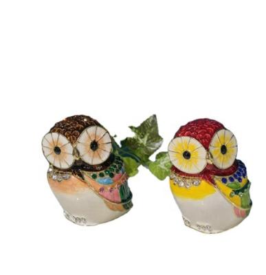 China Traditional Exquisite Big-eyed Owl Ornaments Home Desktop Decoration for sale