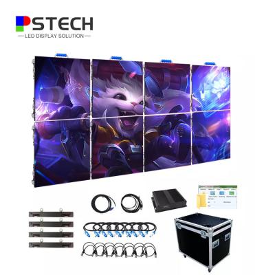 China 500*1000mm P3.91 Stage Background Video Indoor Chinese Full Color Rental Game SMD2121 16S Curved Led Display Screen for sale