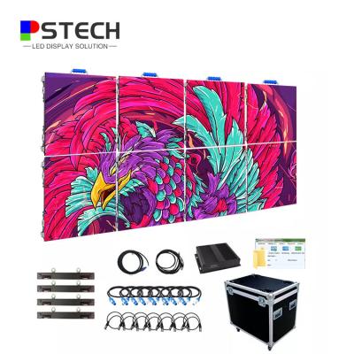 China 3.9mm led screen led wall stage led panel led display panel P3.91 indoor visual transparent window glass led display for sale