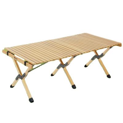 China Camping Outdoor Activity Furniture Foldable Wooden Table For Camping for sale