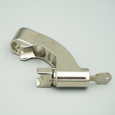 China Manufacture OEM luxury beer tap lock, luxury silver tap lock, high quality flow control lock for sale