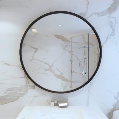 China European Style Home Simple Bathroom Round Mirror Makeup Round Decorative Mirror for sale