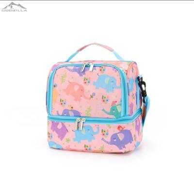 China Factory Wholesale Price Fashion Style Waterproof Insulated Lunch Bag Picnic Snacks Freeze Food Lunch Cooler Bag for sale