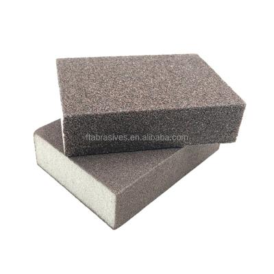 China Wood Sharpness Sponge Polishing Abrasive Sanding Block 100x70x25 For Hand Sanding for sale