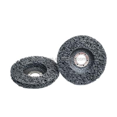 China 3M raw material cleaning tape and clean disc for metal and stainless steel grinding black color for sale