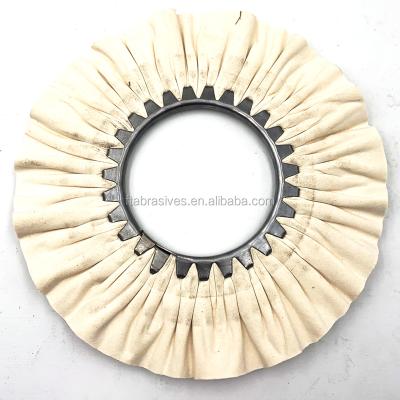 China Polishing White Treated Buffing Buffing Wheel For Pre-Polishing And Finishing Of Flat Or Irregular Surface for sale