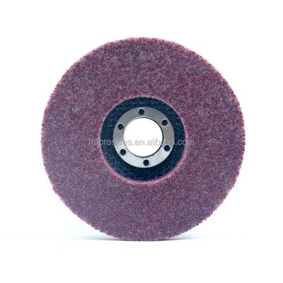 China Mix Fantech Unitized Wheel With Fiberglass Backing 115mm Polishing Disc for sale