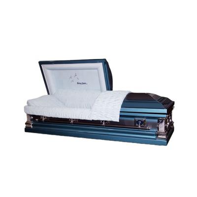 China Wholesale American Style Funeral Casket Coffin Casket Bronze Gold for sale